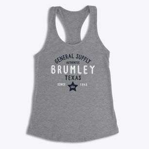 Brumley Texas General Supply Women's Racerback Tank