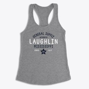Laughlin Mississippi General Supply Women's Racerback Tank