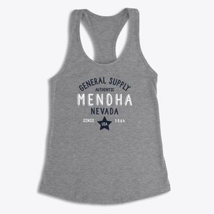 Mendha Nevada General Supply Women's Racerback Tank