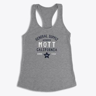 Mott California General Supply Women's Racerback Tank