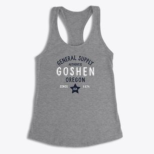 Goshen Oregon General Supply Women's Racerback Tank
