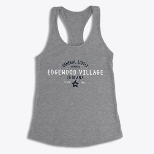 Edgewood Village Indiana General Supply Women's Racerback Tank