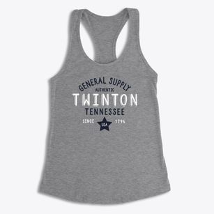 Twinton Tennessee General Supply Women's Racerback Tank