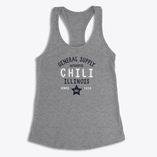 Chili Illinois General Supply Women's Racerback Tank
