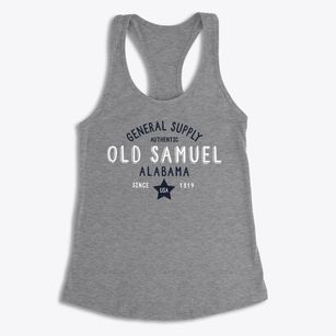Old Samuel Alabama General Supply Women's Racerback Tank
