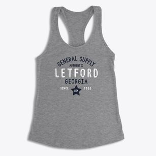 Letford Georgia General Supply Women's Racerback Tank