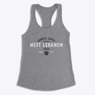 West Lebanon Ohio General Supply Women's Racerback Tank
