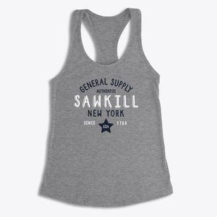 Sawkill New York General Supply Women's Racerback Tank