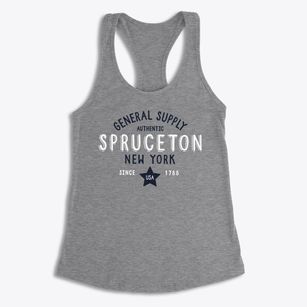 Spruceton New York General Supply Women's Racerback Tank