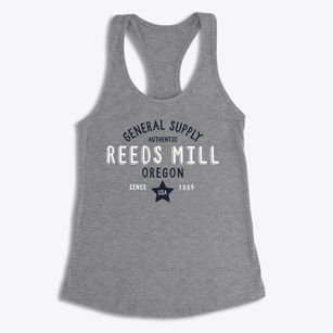 Reeds Mill Oregon General Supply Women's Racerback Tank