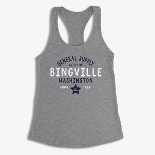 Bingville Washington General Supply Women's Racerback Tank