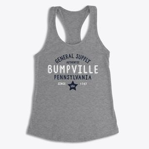 Bumpville Pennsylvania General Supply Women's Racerback Tank