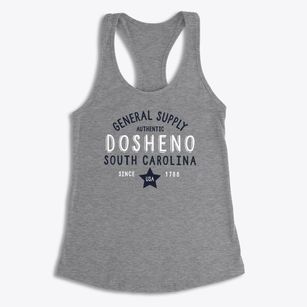 Dosheno South Carolina General Supply Women's Racerback Tank