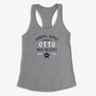 Otto New Mexico General Supply Women's Racerback Tank
