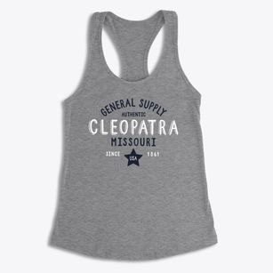 Cleopatra Missouri General Supply Women's Racerback Tank