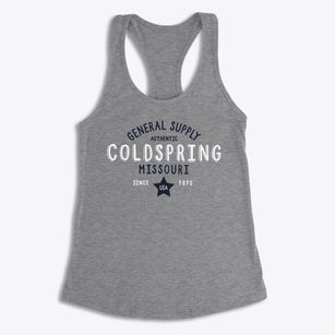 Coldspring Missouri General Supply Women's Racerback Tank