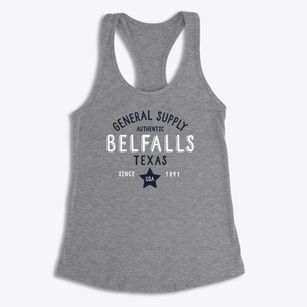 Belfalls Texas General Supply Women's Racerback Tank