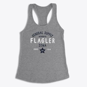 Flagler Iowa General Supply Women's Racerback Tank