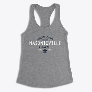 Masonicville Delaware General Supply Women's Racerback Tank