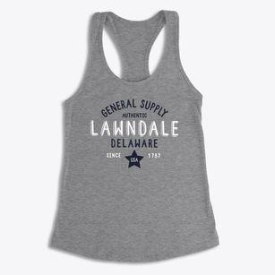 Lawndale Delaware General Supply Women's Racerback Tank