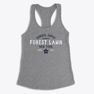 Forest Lawn New York General Supply Women's Racerback Tank