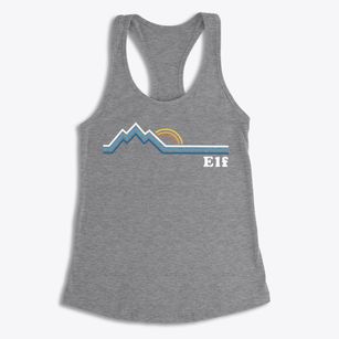 Elf North Carolina Mountain View Women's Racerback Tank
