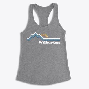 Wilburton Kansas Mountain View Women's Racerback Tank