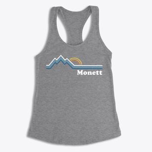 Monett Oregon Mountain View Women's Racerback Tank