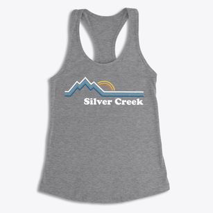Silver Creek Georgia Mountain View Women's Racerback Tank