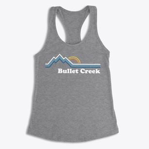 Bullet Creek Tennessee Mountain View Women's Racerback Tank