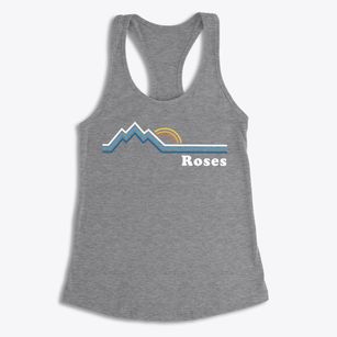 Roses Pennsylvania Mountain View Women's Racerback Tank