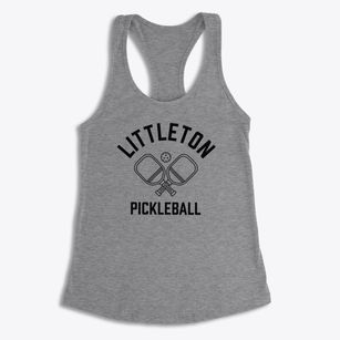 Littleton Utah Pickleball Women's Racerback Tank