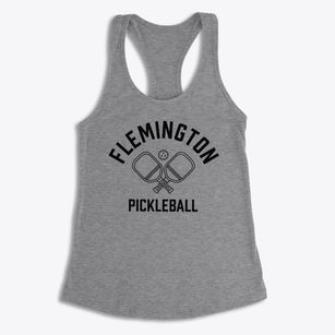 Flemington New Jersey Pickleball Women's Racerback Tank