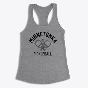Minnetonka Minnesota Pickleball Women's Racerback Tank