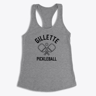 Gillette Wyoming Pickleball Women's Racerback Tank
