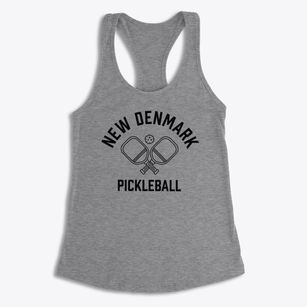 New Denmark Wisconsin Pickleball Women's Racerback Tank