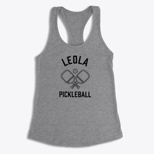 Leola Wisconsin Pickleball Women's Racerback Tank