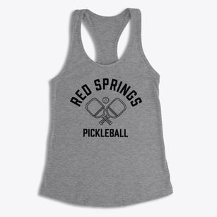 Red Springs Texas Pickleball Women's Racerback Tank