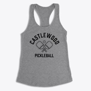 Castlewood Missouri Pickleball Women's Racerback Tank