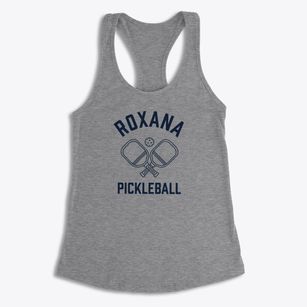 Roxana Oklahoma Pickleball Women's Racerback Tank