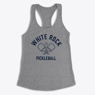 White Rock Maine Pickleball Women's Racerback Tank