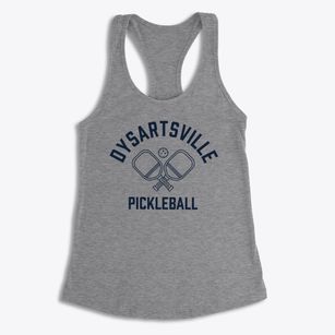Dysartsville North Carolina Pickleball Women's Racerback Tank