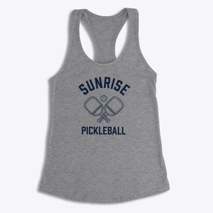 Sunrise Minnesota Pickleball Women's Racerback Tank