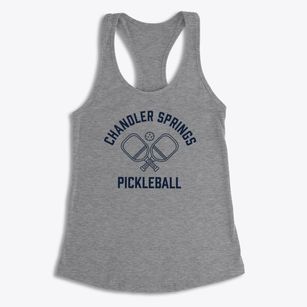 Chandler Springs Alabama Pickleball Women's Racerback Tank