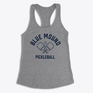 Blue Mound Missouri Pickleball Women's Racerback Tank
