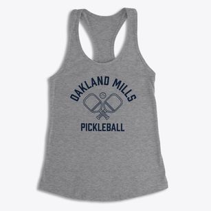 Oakland Mills Pennsylvania Pickleball Women's Racerback Tank