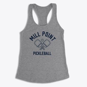Mill Point West Virginia Pickleball Women's Racerback Tank