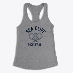 Sea Cliff New York Pickleball Women's Racerback Tank