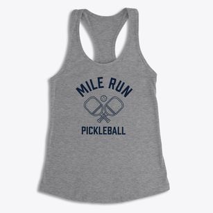 Mile Run Pennsylvania Pickleball Women's Racerback Tank