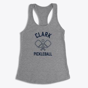 Clark North Carolina Pickleball Women's Racerback Tank